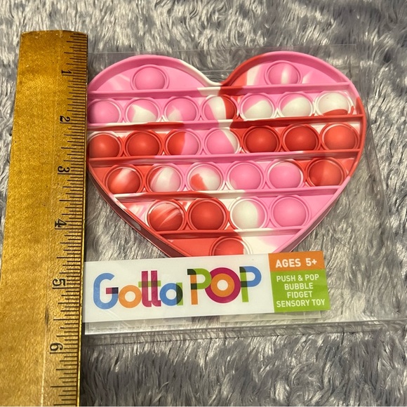 Fidget Popper Popsicle & Heart - Picture 10 of 11